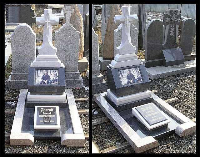 Памятник с крестом