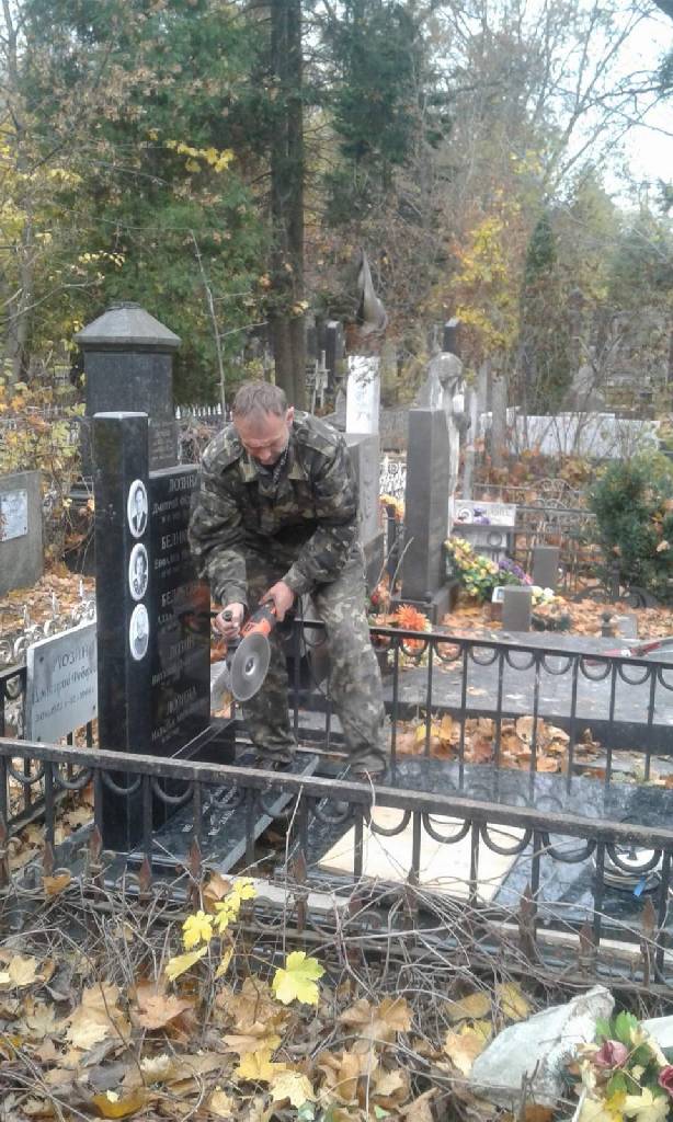 Монтажные/демонтажные работы памятника